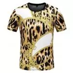 versace jeans tee shirts luxury designer hommesswear leopard mode